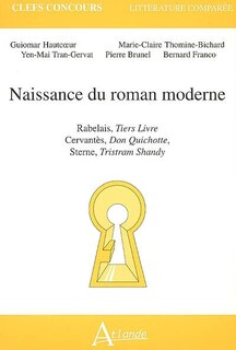 Front cover_Naissance du roman moderne