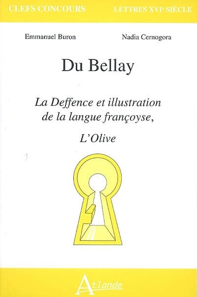 Front cover_Du Bellay, La deffence et illustration de la langue françoyse, L'Olive