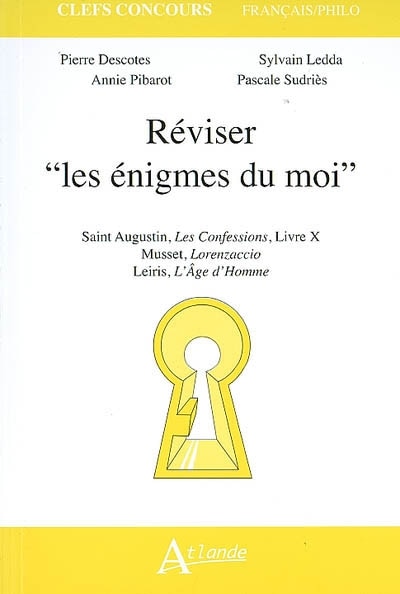 Couverture_Réviser les énigmes du moi