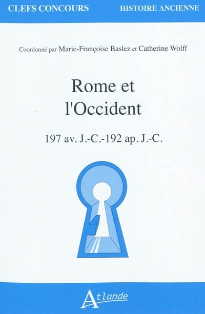 Couverture_Rome et l'Occident