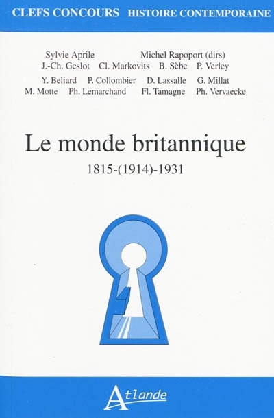 Front cover_Le monde britannique