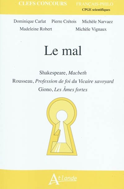 Front cover_Le mal