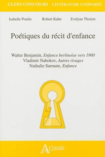 Couverture_Poétiques du récit d'enfance