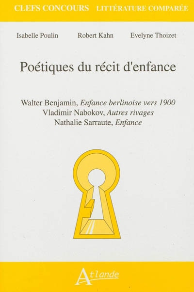 Couverture_Poétiques du récit d'enfance