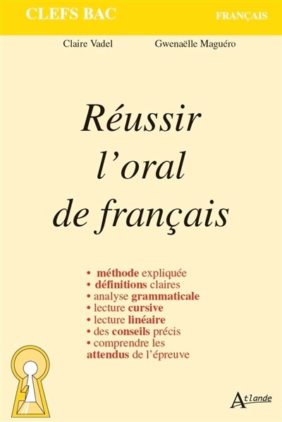Front cover_Réussir l'oral de français