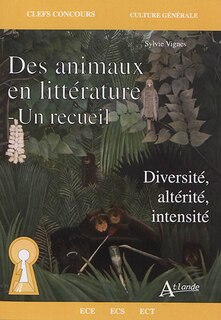 Couverture_Des animaux en littérature, un recueil