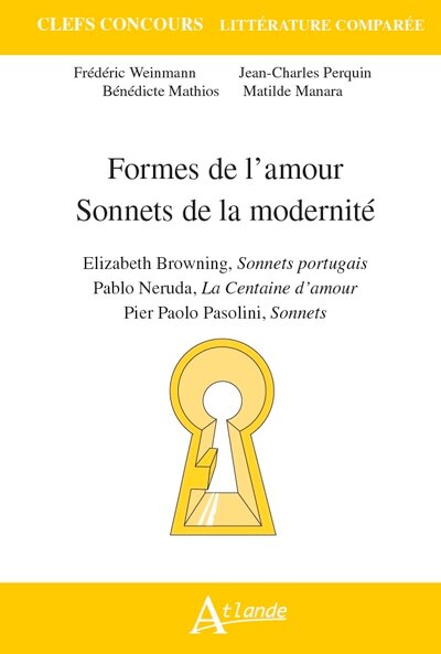 Front cover_Formes de l'amour, sonnets de la modernité