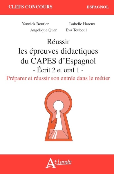 Couverture_Réussir les épreuves didactiques du Capes d'espagnol