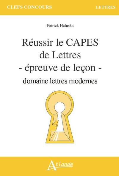 Couverture_Réussir le Capes de lettres