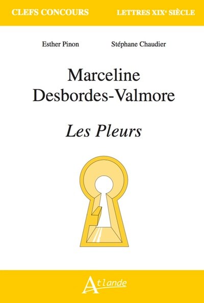 Couverture_Marceline Desbordes-Valmore, Les pleurs