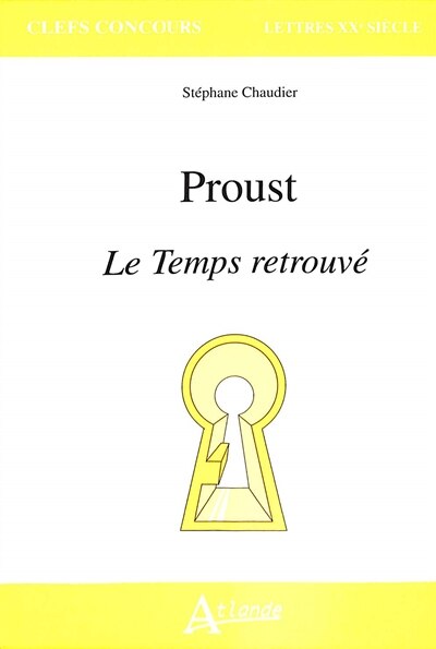 Front cover_Proust, Le temps retrouvé