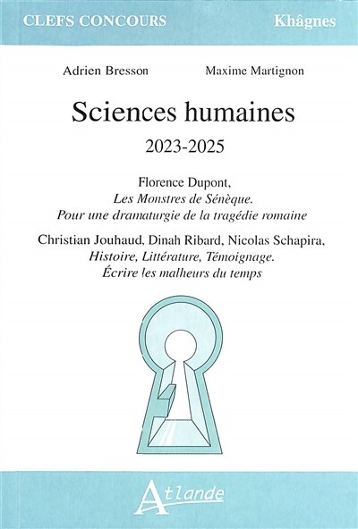 Front cover_Sciences humaines