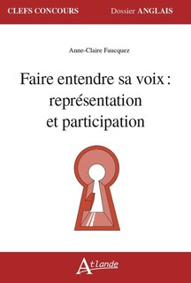 Front cover_Faire entendre sa voix