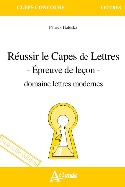 Front cover_Réussir le Capes de lettres