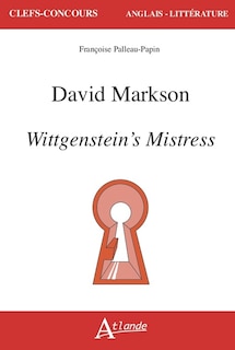 Couverture_David Markson, Wittgenstein's mistress