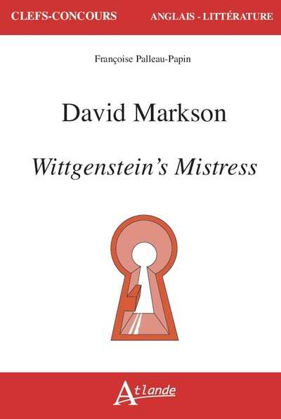 Couverture_David Markson, Wittgenstein's mistress