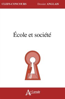 Front cover_Ecole et société