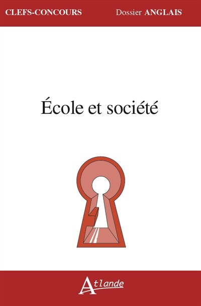 Front cover_Ecole et société