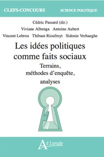 Front cover_Les idées politiques comme faits sociaux