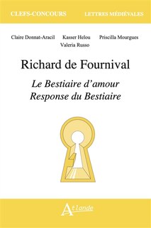 Couverture_Richard de Fournival, Le bestiaire d'amour, Response du bestiaire