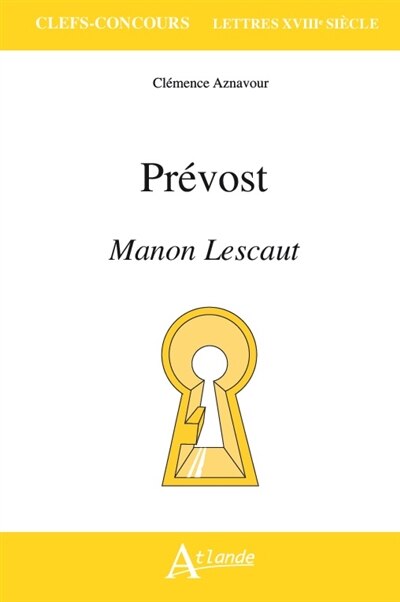 Front cover_Prévost, Manon Lescaut