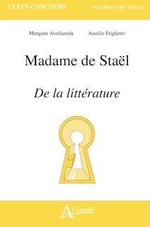 Front cover_Madame de Staël, De la littérature