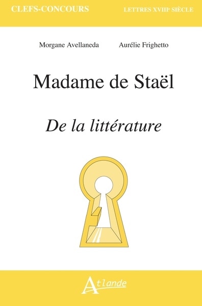 Front cover_Madame de Staël, De la littérature