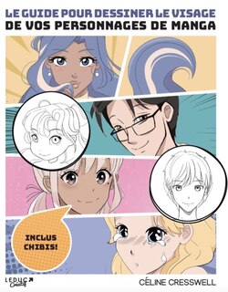 Couverture_Le guide pour dessiner le visage de vos personnages de manga