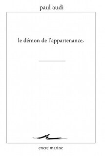 Front cover_Le d&eacute;mon de l'appartenance