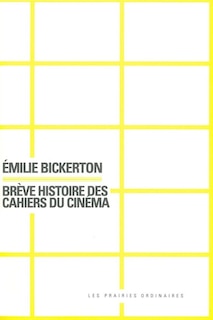 Front cover_Brève histoire des Cahiers du cinéma