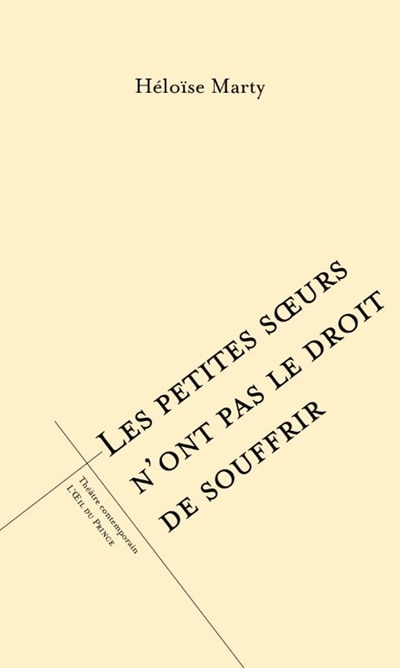 Front cover_Les petites soeurs n'ont pas le droit de souffrir