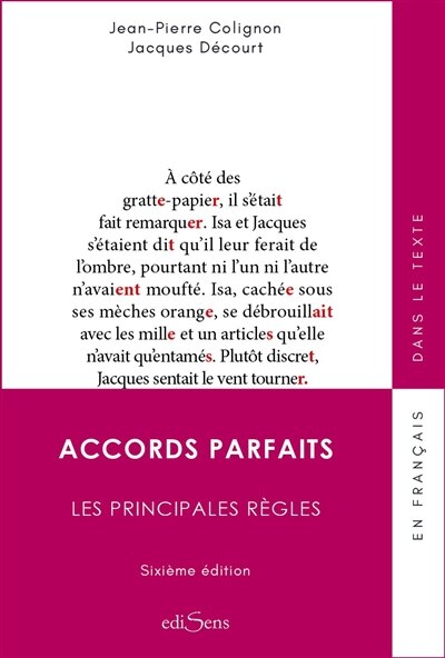 Front cover_Accords parfaits : les principales règles
