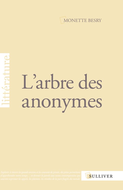 Front cover_L' arbre des anonymes