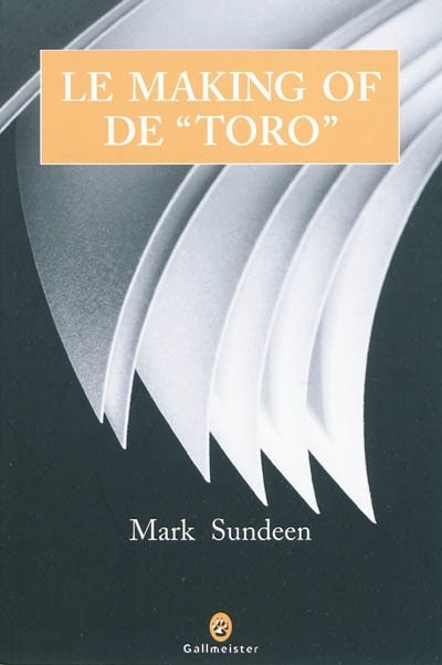 Front cover_Le making of de Toro