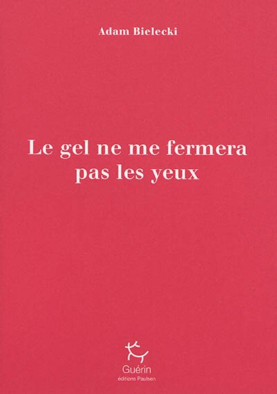 Front cover_Le gel ne me fermera pas les yeux