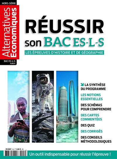 Front cover_Alternatives économiques, hors-série. Réussir son bac ES-L-S : les épreuves d'histoire et de géographie