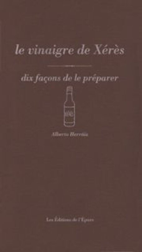 Front cover_Le vinaigre de Xérès