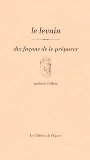 Couverture_Le levain : dix façons de le préparer