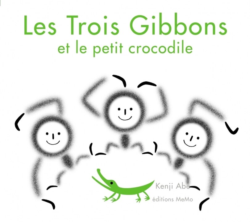 Front cover_Les trois gibbons et le petit crocodile