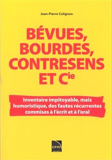 Front cover_Bévues, bourdes, contresens et Cie