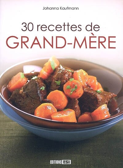 Front cover_30 recettes de grand-mère