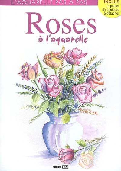 Front cover_Les roses à l'aquarelle