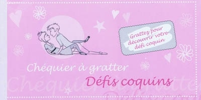Front cover_Chéquier à gratter : défis coquins