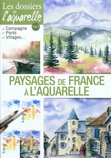 Front cover_Paysages de France à l'aquarelle : campagnes, ports, villages...