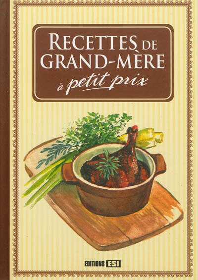 Front cover_Recettes de grand-mère à petit prix