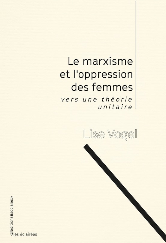 Front cover_Le marxisme et l'oppression des femmes : vers une théorie unitaire