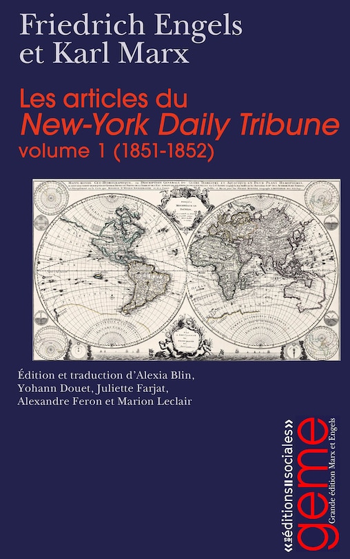 Front cover_Les articles du New York Daily Tribune, Vol. 1. 1851-1852