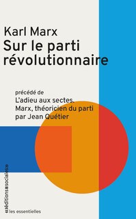 Front cover_Sur le parti révolutionnaire ; L'adieu aux sectes : Marx, théoricien du parti