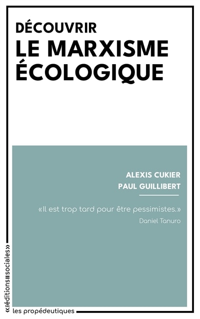 Front cover_Découvrir le marxisme écologique