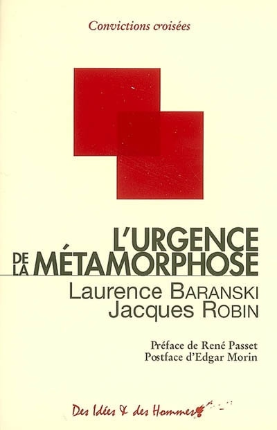 Couverture_L' urgence de la m&eacute;tamorphose
